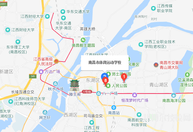 南昌體育運動學(xué)校地址在哪里