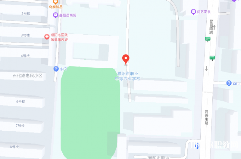濮陽油田職業(yè)中等專業(yè)學(xué)校地址，乘車路線
