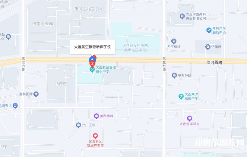 大連航空管理中等職業(yè)技術(shù)學(xué)校地址，乘車路線
