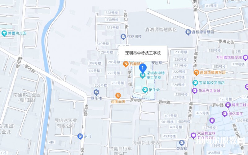 深圳市中特技工學(xué)校地址，乘車路線