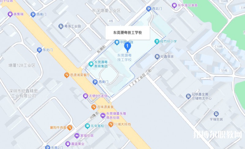 東莞市灝粵技工學(xué)校地址，乘車路線