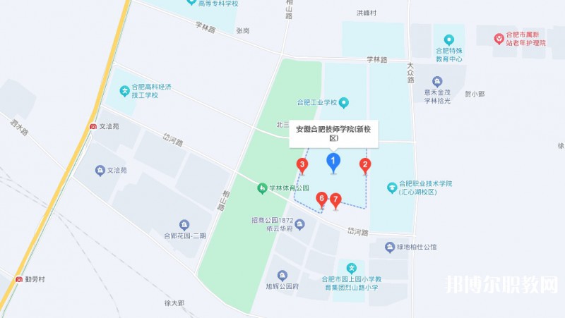 合肥技師學院地址，乘車路線